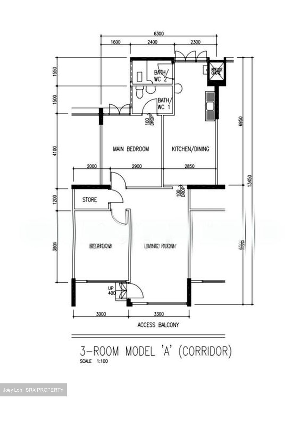 Blk 101 Tampines Street 11 (Tampines), HDB 3 Rooms #551417241